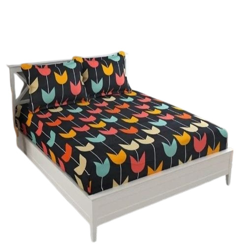 Floral Print Double Cotton Bedsheets