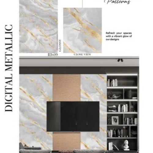 Metallic laminate paper