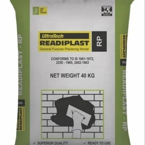 Ultratech Readiplast Ready Mox Plaster - 40 Kg Bag, Multicolor | Good Quality, Industrial Usage, Density 1500 Kg/m3