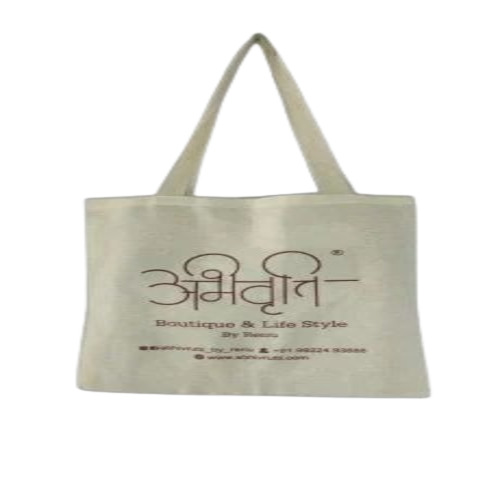 White Cotton Carry Bag
