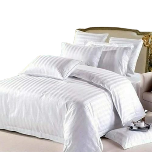 White Double Cotton Bedsheet