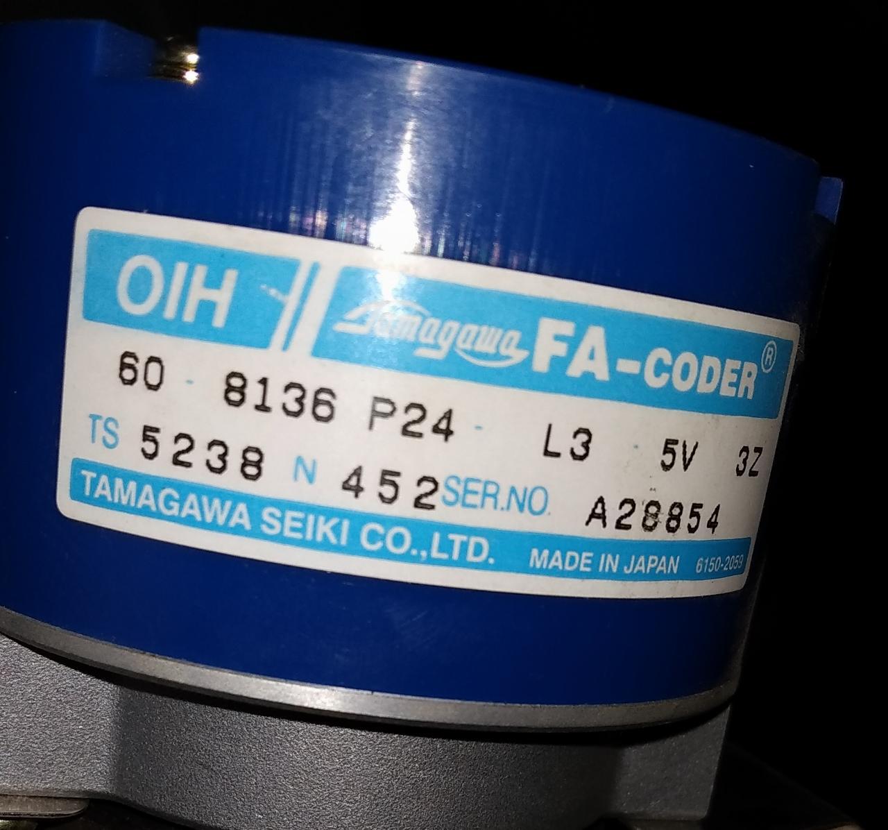 60-8136 P24-L3-5V-3Z Tamagawa Rotary Encoder - Features: Durable