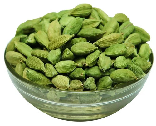 7mm Green Cardamom - Malabar Variety, Bold Grade | Whole Raw Pods, Cooking Seasoning
