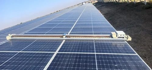 Automatic Waterless Solar Panel Cleaning Robot - Color: White & Off White