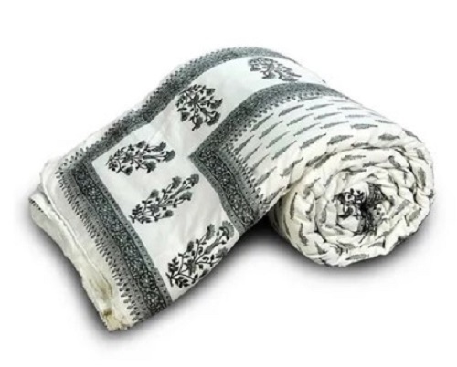 Bed Hand Block Printed Razai