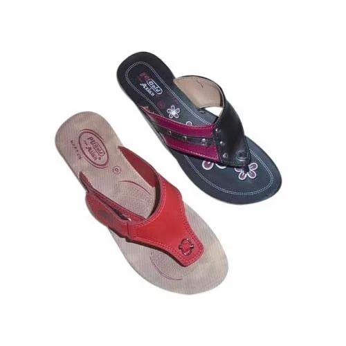 Comfortable Ladies Pu Slippers
