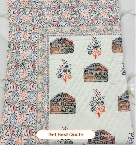Cotton Rajai - Cotton, Full Size | Printed Pattern, Lightweight, Timely Delivery