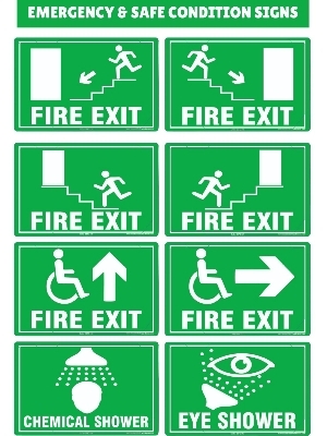 EMERGENCY & SAFE CONDITION SIGNS