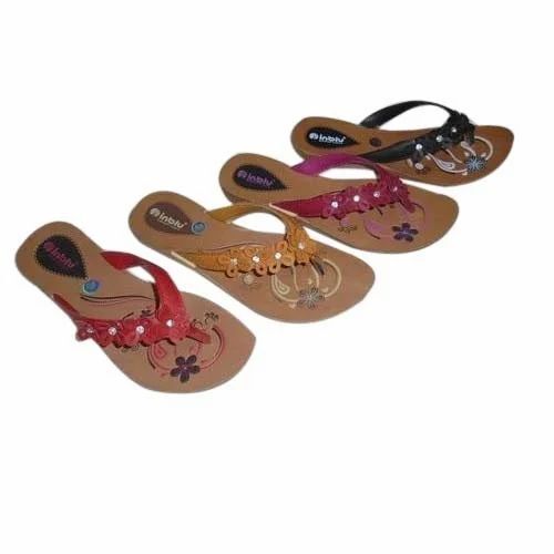 Fancy Ladies Pu Slippers