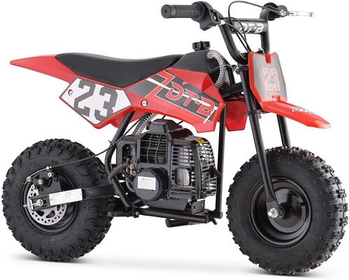 Kids Dirt Bike - Red and Black, Polish Finish | Comfortable Rides, Fast Charging, Low Maintenance