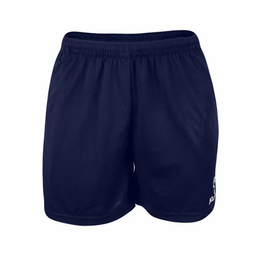 Men Blue Polyester Sports Shorts