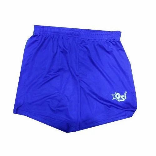 Mens Blue Sports Shorts