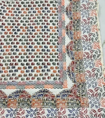 Printed Cotton Rajai - Full Size Cotton, Printed Pattern | Lightweight, Timely Delivery, Tested Quality Standards