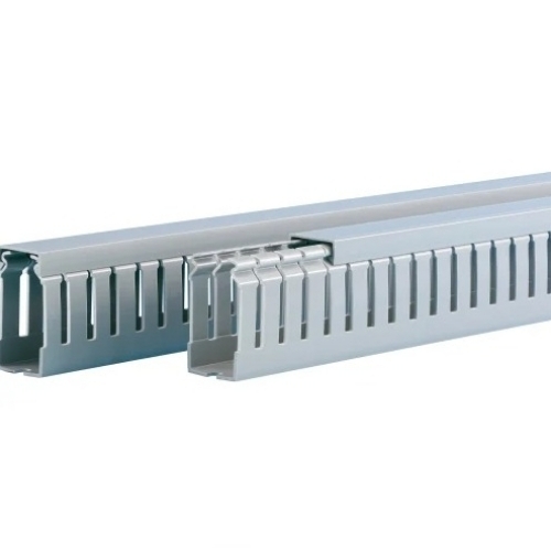 Trinity Touch Wiring Ducts - Metal Grey Heat Resistant | Durable Fire Retardant Flexible Routing