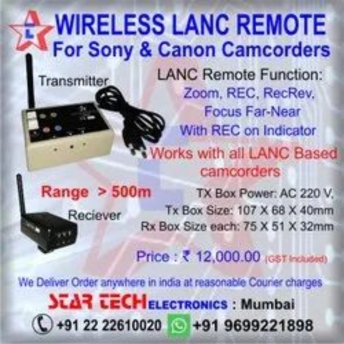 Wireless Sony canon remote