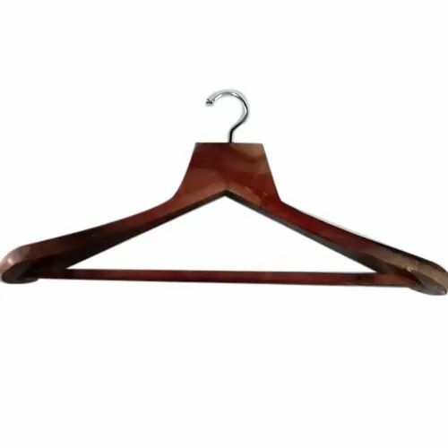 14 Inch Brown Wooden Clothes Hanger