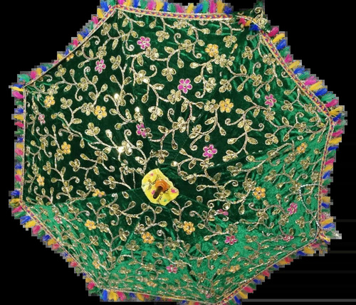14 Inch Velvet Wedding Umbrella