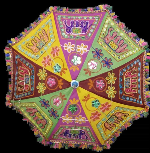 17 Inch Hathi Print Wedding Umbrella