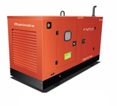 50 Kva Mahindra Powerol Generator - Stainless Steel Orange Black 50 Hertz Three Phase | Reliable Power Fuel Efficient Heavy Duty Low Noise Robust Engine Easy Maintenance Long Runtime