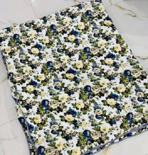 Flower Printed Rajai