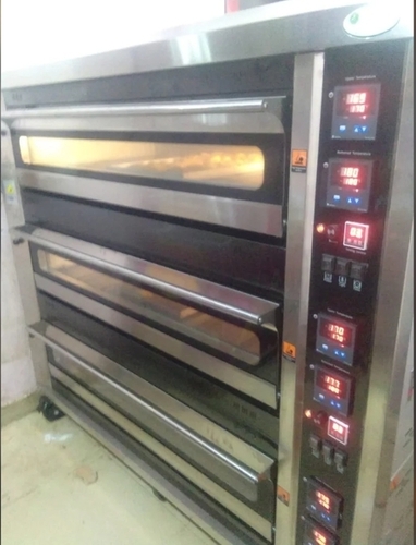Gas 3 Deck 9 Trays Oven