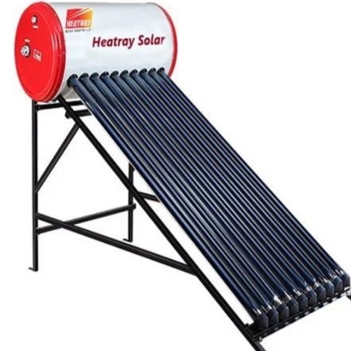 Heatray Solar Water Heater - Metal, Multi Color | Solar Powered, Energy Efficient, Corrosion Resistant, Quick Heating, Low Maintenance