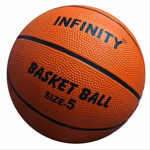 Light Weight Orange Color Rubber Basketball