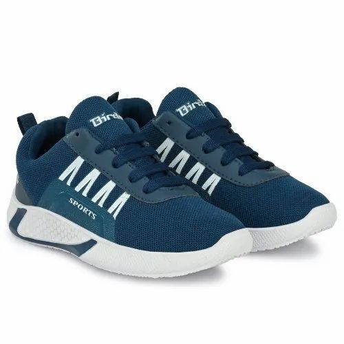 Men Green And White Color Sport Shoes