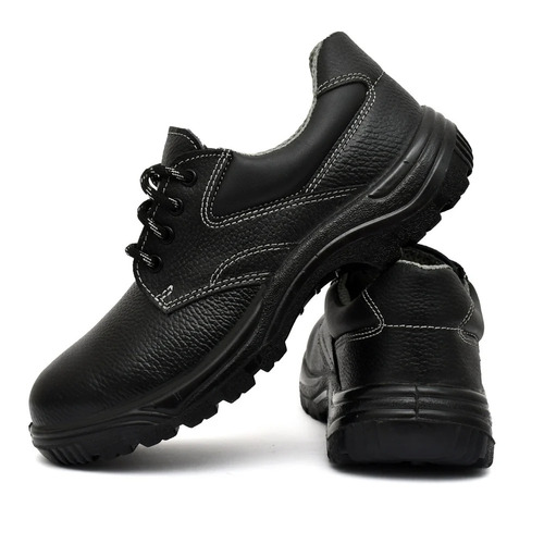 Mens Grain Leather Safety Shoes