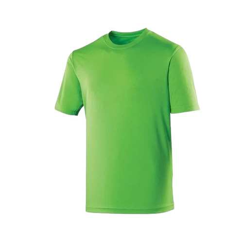 Plain Cotton T Shirts - Cotton, Sizes S-XXXL, Green, O-Neck, Short Sleeve, Quick Dry, Lightweight, Machine Washable