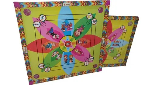 Printed Wooden Carrom Board, 36x36 Size