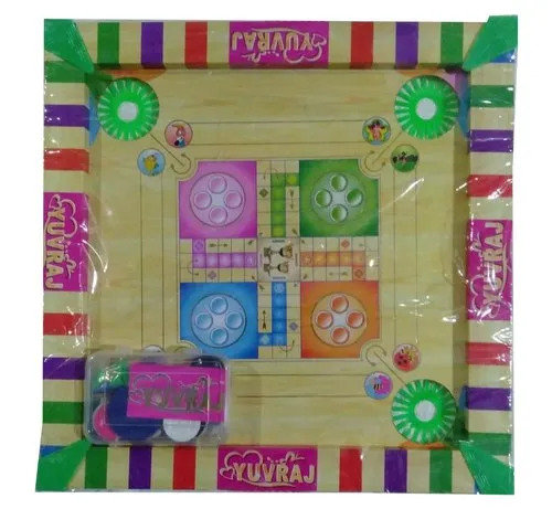 Printed Wooden Carrom Board For Kids