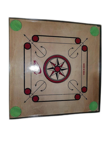 Square Shape Wooden Carrom Board, 32x32 Frame Size