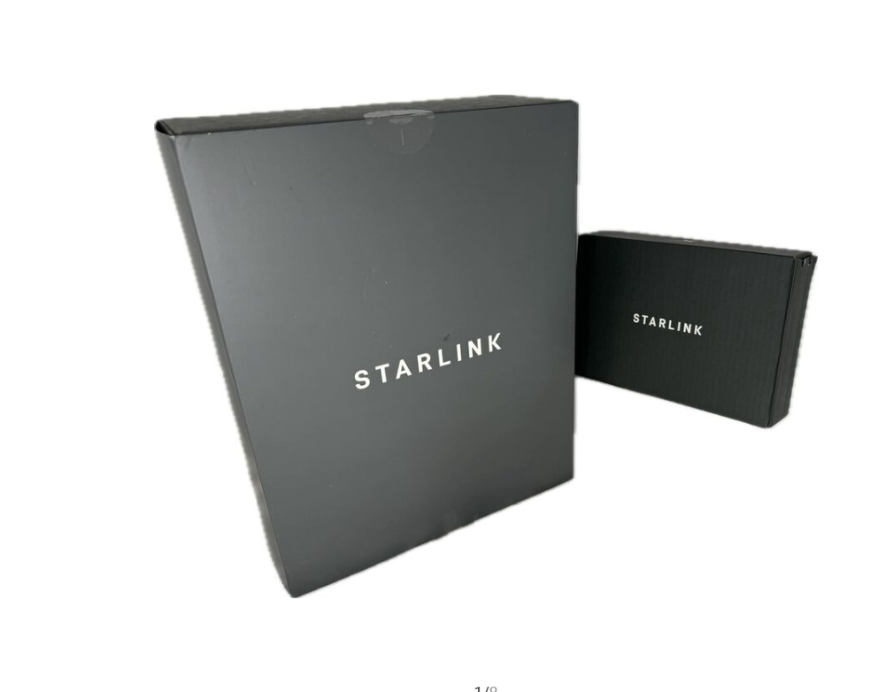 Starlink Satellite Internet Kit V2 With Rectangular Dish Router And Pipe Adapter - Application: Yes
