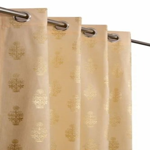 Velvet Cream Curtain