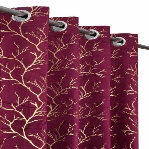 Velvet Designer Printed Curtain