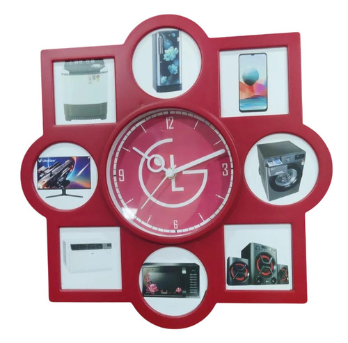 Wall Mounted Promotional Wall Clock for Gifts and Events - Plastic, Custom Size, Custom Color, Quartz Movement, Lightweight Design