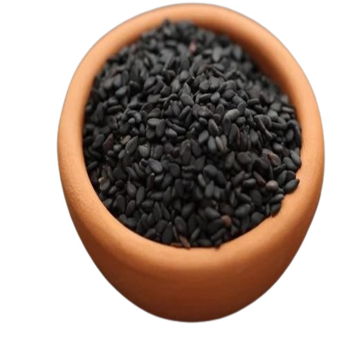 Black Sesame Seeds - Roasted, Organic Natural Cultivation, Black Color, 8% Moisture, PP Bag Packaging