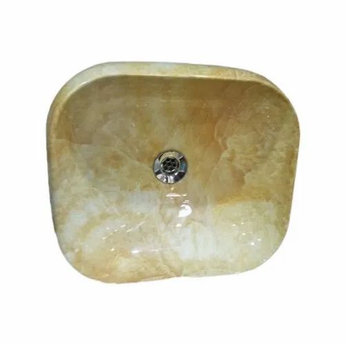 Ceramic Wash Basin - Color: Brown