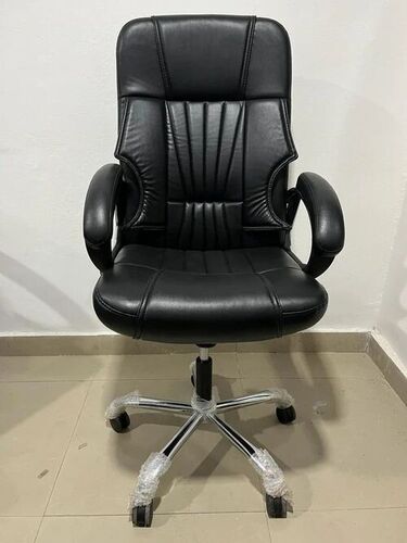 Executive Office Chair - Standard Size, Black | Durable, Easy To Clean, Eco-Friendly