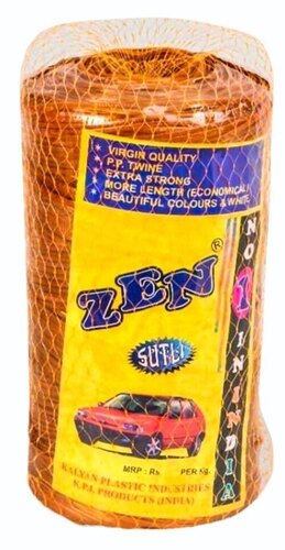 Golden Zen Plastic Sutli - Plastic Roll, Golden Color | Eco Friendly, Packaging Use
