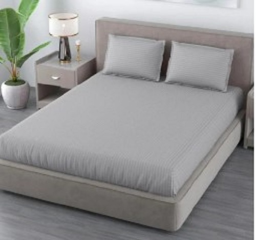 Satin Cotton Bed Sheet With Pillow