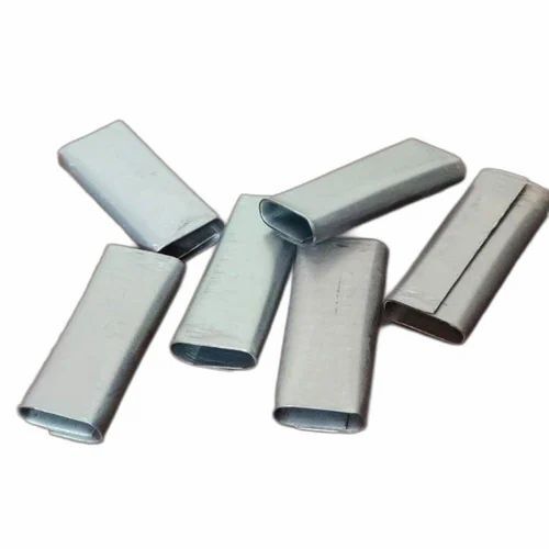 Strapping Clips - GI Material, Standard Size, Silver | Durable, Eco Friendly, Packaging Use