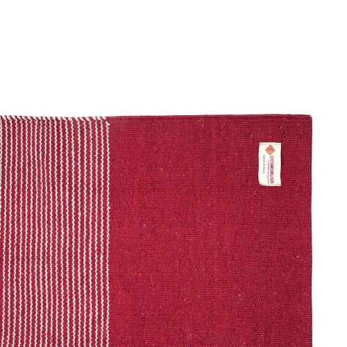 Striped And Lined Cotton Kitchen Mats