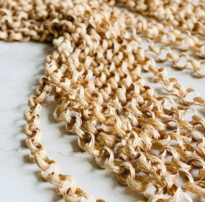 Bamboo Handicrafts Decorative Doorway & Window Curtain Blind - Color: Brown