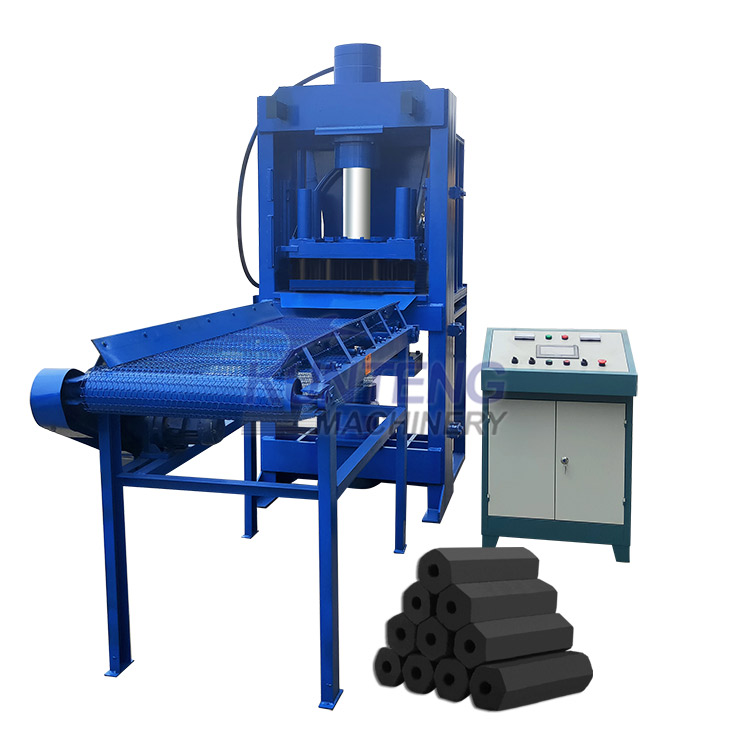 Charcoal Olive Shell Charcoal Sugarcane Bagasse Hydraulic Briquetting Machine - Briquette Size: Customized