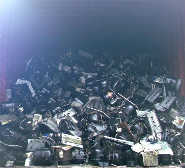 Compressor Scrap - Color: Black