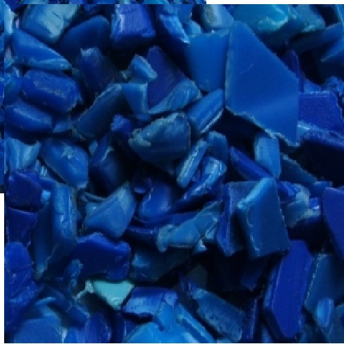 Hdpe Blue Drum Scrap Regrind - Coating Type: Flake