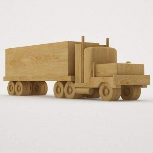 Remote Controlled Toy Truck - Brown, All Sizes | Durable Body, Rechargeable Battery, LED Lights, Strong Wheels