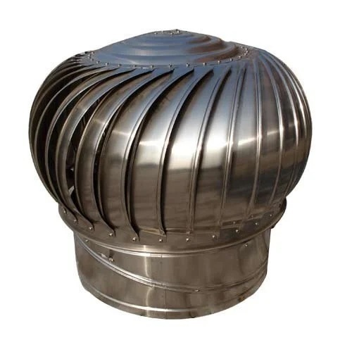 Roof Ventilator - Aluminum Sheet Roof, Round, Silver | Durable, Automatic, Non Power Driven for Factory/Warehouse
